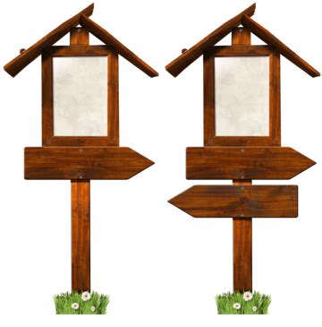 Wooden Directional Signs With Roof Trekking, Wild, Sign, Footpath PNG Transparent Image and ...