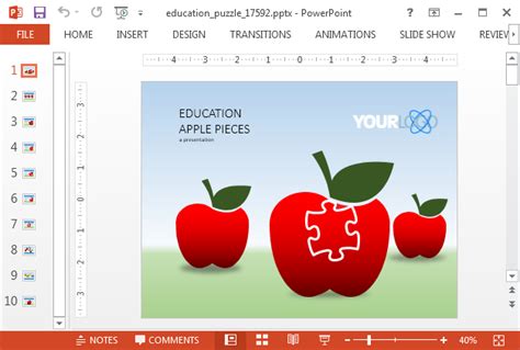 Animated Education PowerPoint Template