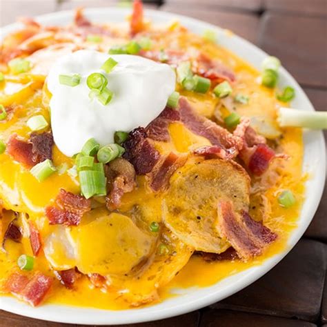 Loaded Baked Potato Nachos Recipe