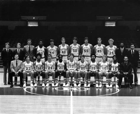 1974-1975 Kentucky Basketball Roster - Walter's Wildcat World