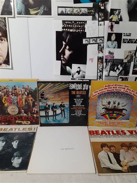 This is a collection of 6 original vintage beatles albums. Collection includes the following ...