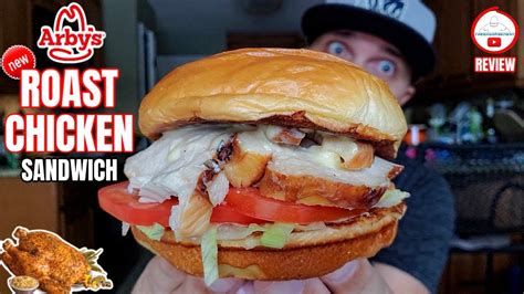 Arby's® ROAST CHICKEN Sandwich Review! 🍗🐔🥪 - YouTube