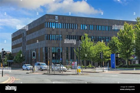 Part of the Leek Road campus of Staffordshire University, Stoke on Trent, Staffordshire, England ...