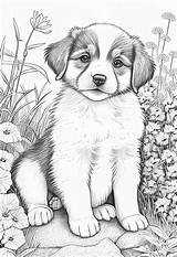 Create A Masterpiece With Free Printable Dog Coloring Pages sketch template
