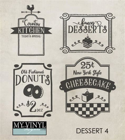 Kitchen SVG Files Kitchen Wall Art SVG Bakery SVG Svg Eps