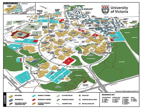 University Of Victoria Campus Map | Zip Code Map