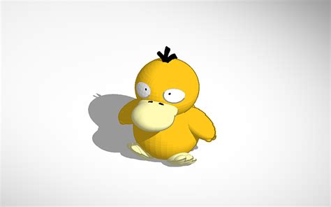 3D design Psyduck - Tinkercad