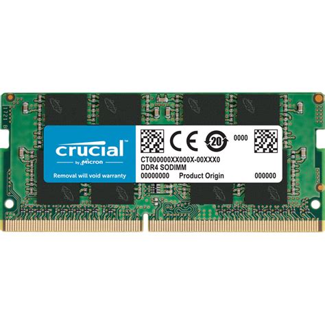 Crucial 16GB Laptop DDR4 3200 MHz SODIMM Memory CT16G4SFRA32A