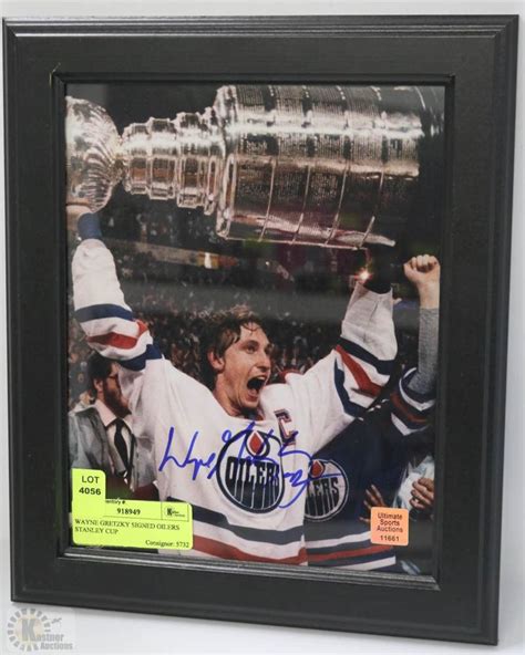 WAYNE GRETZKY SIGNED OILERS STANLEY CUP