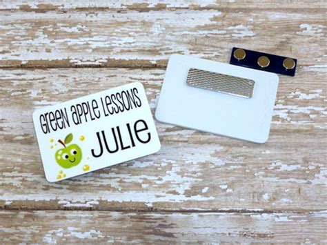 Nurse Name Badge Name Tag Office Name Badgevery Durable | Etsy