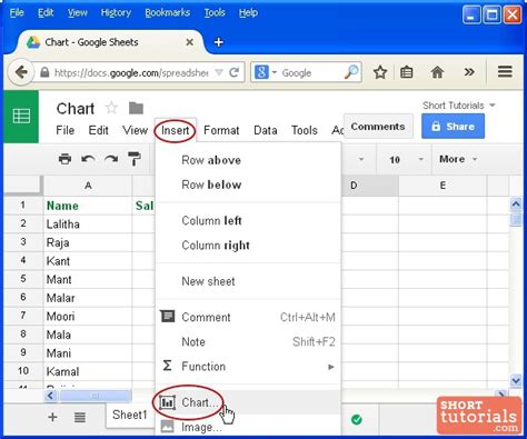 How To Insert A Chart Into Google Docs - Chart Walls