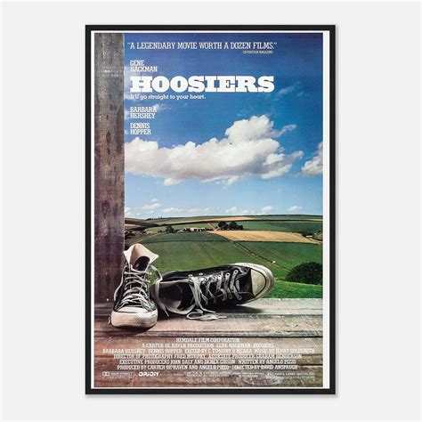 Hoosiers Movie Poster, Hoosiers (1986) Classic Movie Poster - Citiesbox