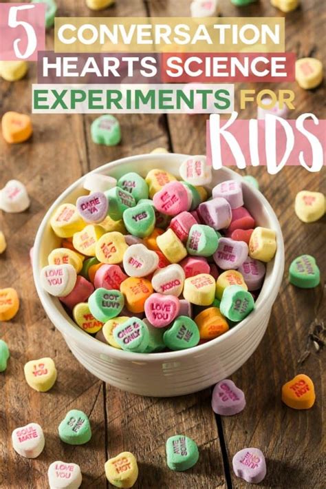 5 Conversation Hearts Science Experiments for Kids - Moments With Mandi