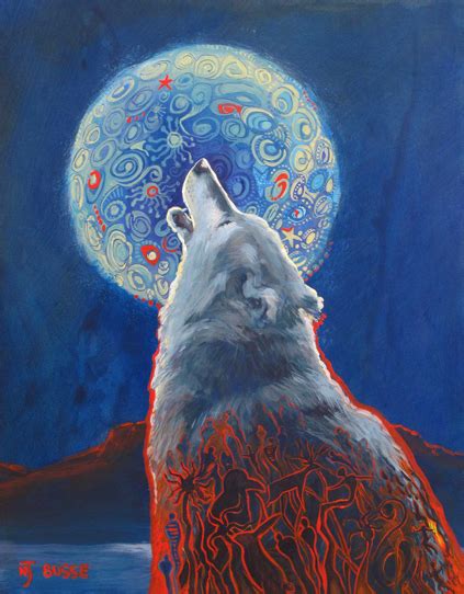 Contemporary Artists of Colorado: "Why We Howl" Original Wolf, Wildlife Painting by Colorado ...