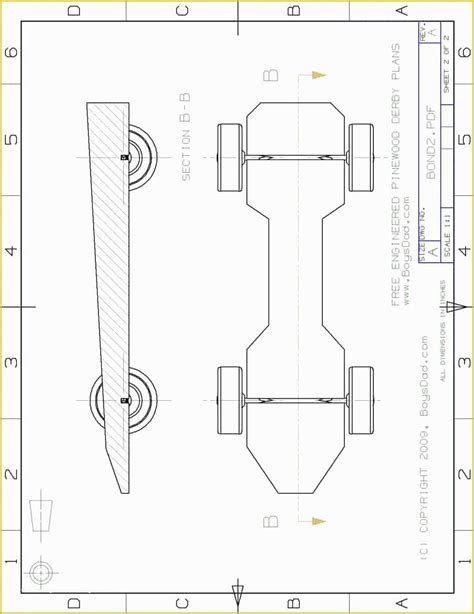 Free Pinewood Derby Car Templates Download Of 21 Cool Pinewood Derby Templates – Free Sample ...