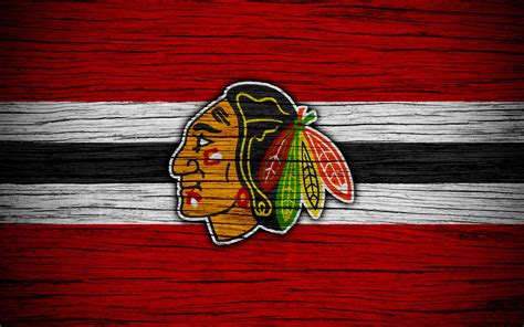 Chicago Blackhawks Logo Wallpapers - 4k, HD Chicago Blackhawks Logo ...