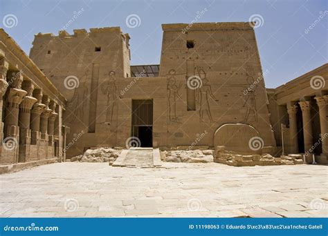 Philae temple stock image. Image of mythology, arabic - 11198063