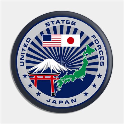 U.S. Forces Japan 在日米軍 USFJ Japan - Usfj - Pin | TeePublic