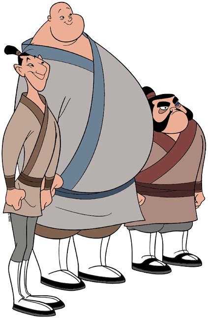 Yao, Ling & Chien-Po Clip Art Images from Mulan | Disney Clip Art Galore