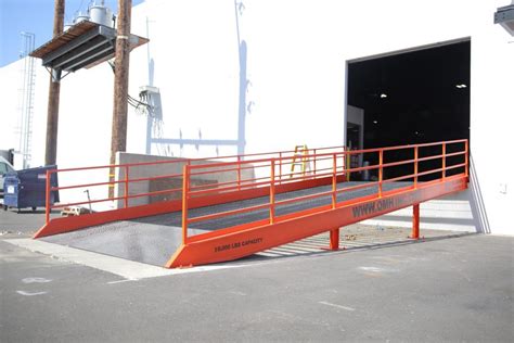 Dock Access Ramps – Quality Material Handling Inc.