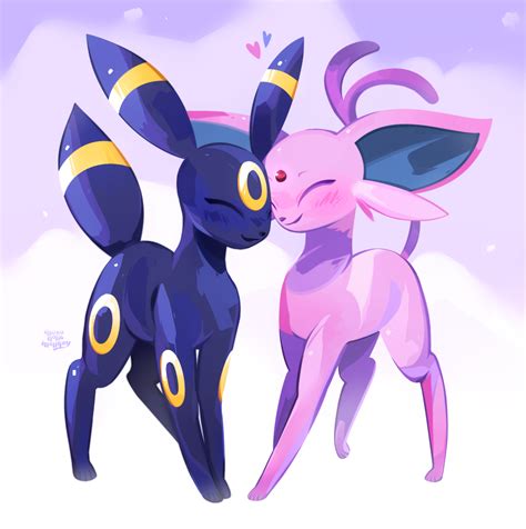 Espeon and Umbreon by chocoholicmonkey on Newgrounds