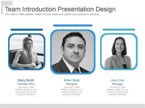 Team Introduction Presentation Design | PowerPoint Presentation Images | Templates PPT Slide ...