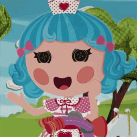 Lalaloopsy Nervous GIF - Lalaloopsy Nervous Rosy Bumps N Bruises - Discover & Share GIFs