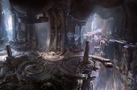 High res Halo 5 concept art by John Liberto : conceptart