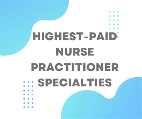 Highest-Paid Nurse Practitioner Specialties of 2024