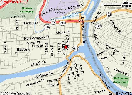 City of Easton PA Map | detailed map this map is informational only no representation is made ...