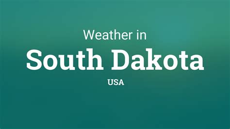 Weather in South Dakota, United States