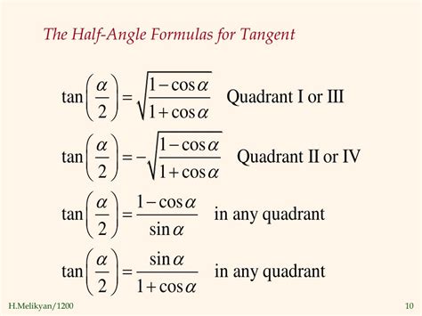 PPT - Double-Angle and Half-Angle Formulas PowerPoint Presentation ...