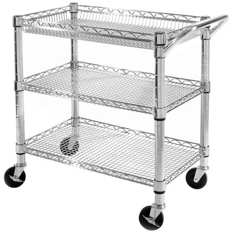 Seville Classics 3-Tier Heavy-Duty NSF-Certified Commercial Utility ...