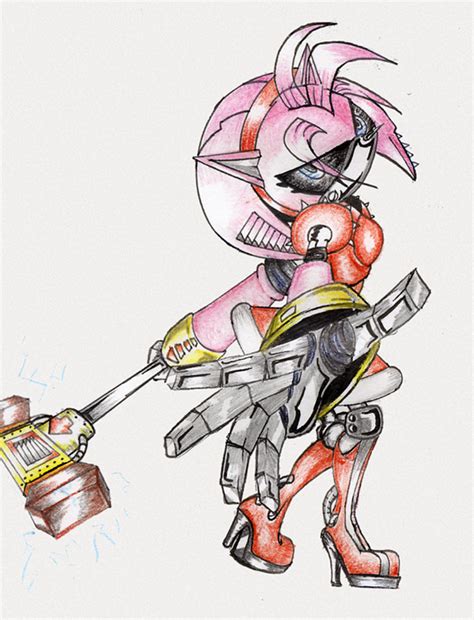 Metal Amy in action by Lumina-flo on DeviantArt