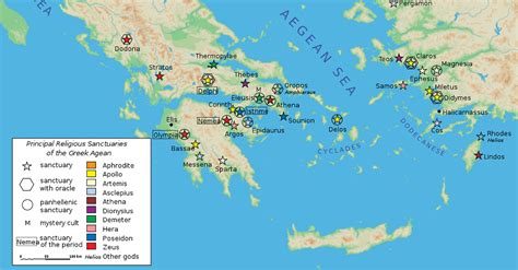 Greek Myth Map
