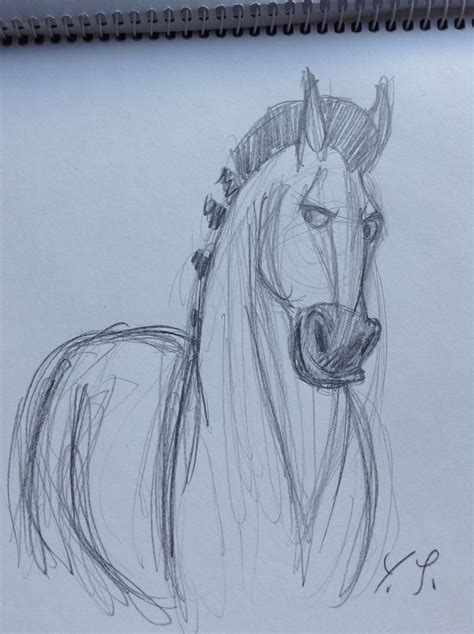 Maximus Sketch from Disney's Tangled