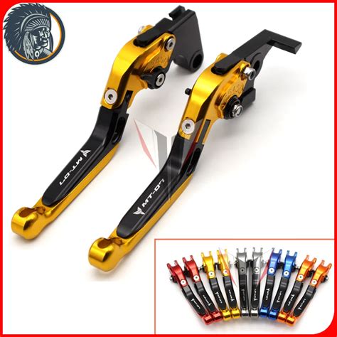 For YAMAHA MT 07 MT 07 2014 2015 Motorcycle Accessories Adjustable Folding Extendable Brake ...