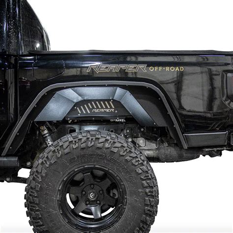 Reaper Off-Road Jeep Gladiator Rear Fender Liners; Textured Black JFL05 ...