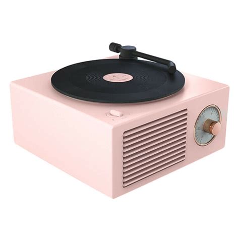 Portable Mini Vinyl Record Player Speaker Wireless Mini Steel Cassette Recorder, Pink - Walmart ...