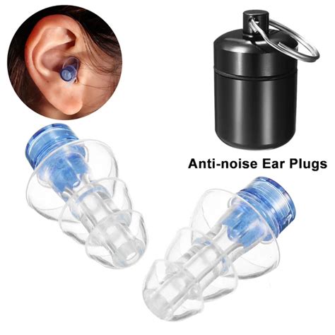 1Pair Anti Noise Ear Plugs Sleep Noise Reduction Cancelling Musician Hearing Protection Earplugs ...