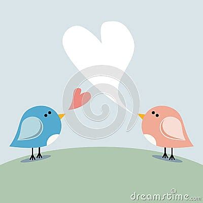 Love Birds Singing Stock Photo - Image: 13085980