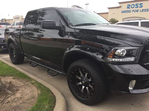 2009-2016 Dodge Ram 1500 - Bolt Style Fender Flares – Painted Fender Flares