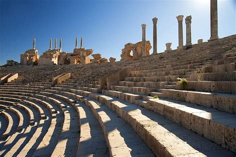 HD wallpaper: Libya, ruins, architecture | Wallpaper Flare