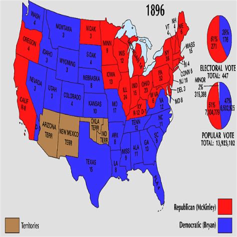 1896 Election Map