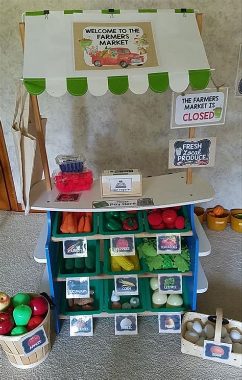 Farmers Market Dramatic Play - Pre-K Printable Fun