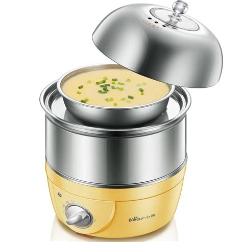 Bear 220V Stainless Steel Multifunctional Double Boiled Egg Machine-in Egg Boilers from Home ...