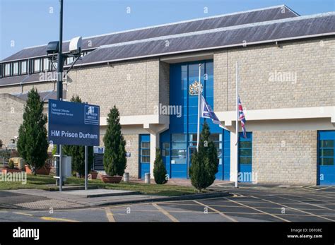 Durham jail entrance north east England UK Stock Photo: 55519196 - Alamy