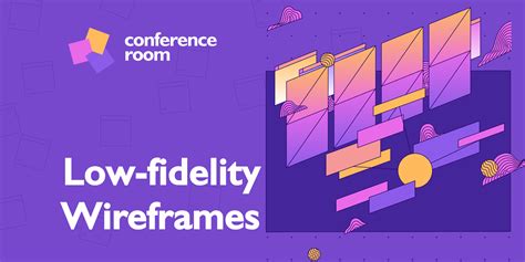 Low Fidelity Wireframe Template | The Conference Room | Figma