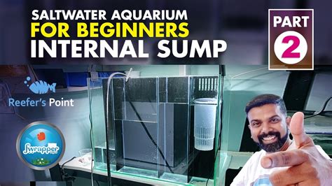 INTERNAL SUMP Filtration for Marine Fish Tank || Acrylic Sump ...