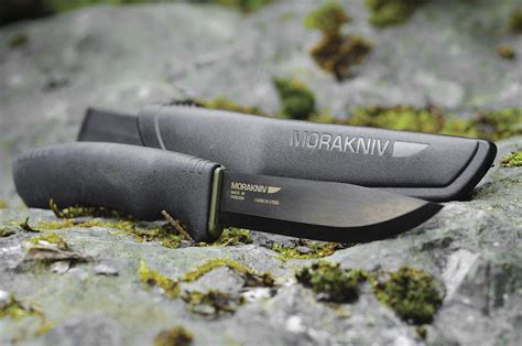 Mora Bushcraft Carbon Steel Black Knife, Camp Knives | Boundary Waters Catalog